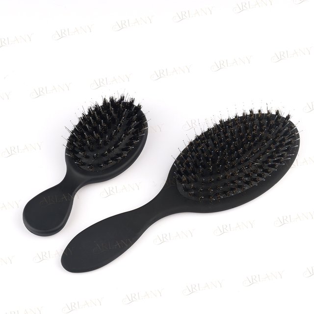 ARLANY Matte Boar Bristle Hair Extension Brush Set Nylon Teeth Hairbrush Women Cushion Brush Hair Styling Smoothing Detangling