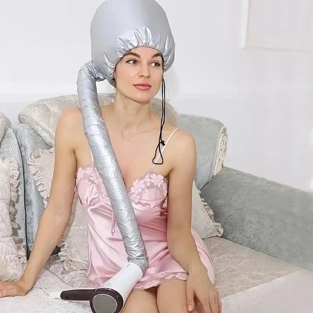 Bonnet à air chaud pour séchage rapide et coiffage, soins capillaires à domicile sans ventre,
