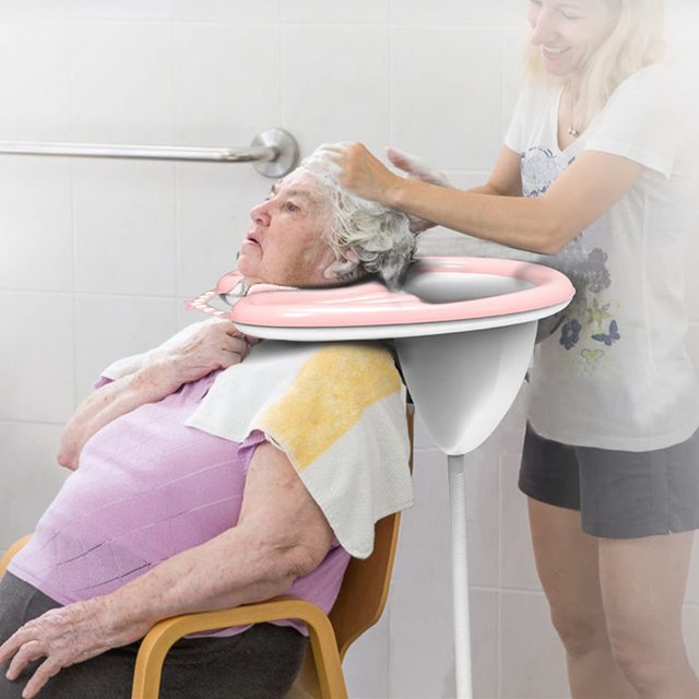 1Set Inflatable Shampoo Basin PVC Foldable Portable Shampoo Pad Spa Tub Deflate Hair Washing Basin for Pregnant Women Elderly