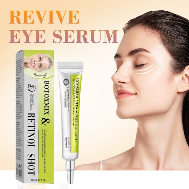 Crème Visage & Contour des Yeux Raffermissante et Liftante 15g au Rétinal – Anti-Âge, Atténue les Rides, Hydratant de Nuit