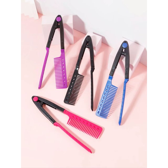 Straight Hair Brush, V-Shaped Straightener, Straighten Hair, Suitable for Hair Salons, Special for Real Hair Wigs
