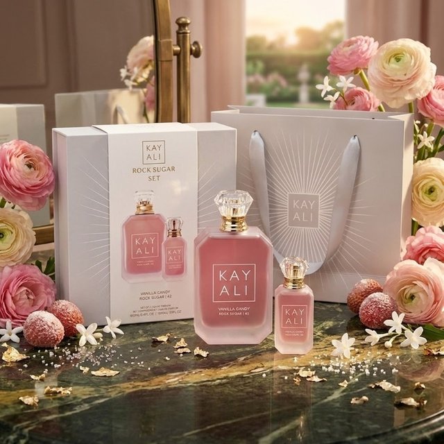 100ml+10ml KAYALI Premium Perfume Gift Box Set Long-Lasting Elegant Rock Sugar Intense Luxury Fragrance Pack for women and Man