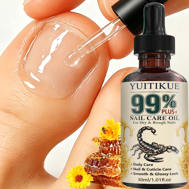 YUITIKUE Multi-effect Nail & Cuticle Care Oil 30ml Long Last Moisturizer Restore Smooth Resilient Glossy Fingernail Toenail