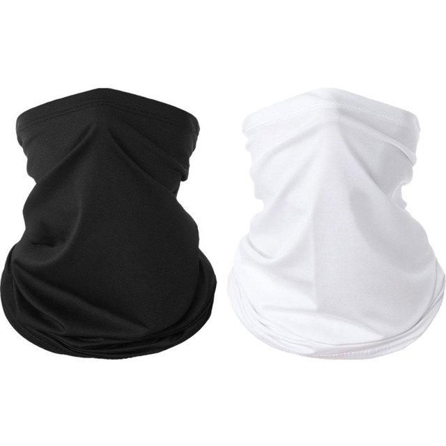Summer Breathable Cool Mesh Bandana Hiking Hunting Cycling Running Tube Scarf Ski Sports Neck Warmer Half Face Mask Men Women