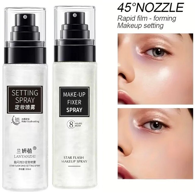 Makeup Fixer Spray Waterproof Sweatproof Long Lasting Oil Control Hydrating Makeup Fixing Setting Spray Cosmetics