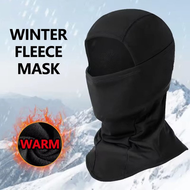 Full Face Mask Warm Winter Scarf Balaclava Helmet Liner Fishing Skiing Hiking Bike Mask Windproof Breathable Headgear