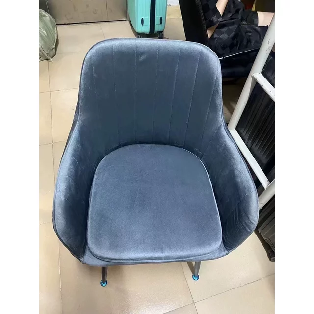 Home Dresser Makeup Chair Light Luxury High-end Dining Chair Backrest Bedroom Girls Velvet Nail Stool