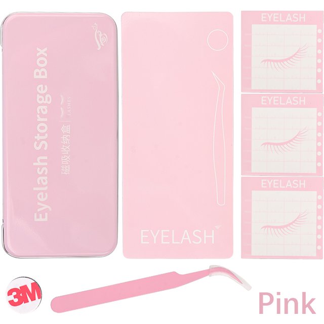 Magnetic Eyelash Extension Storage Box Professional Lash Organizer Case with Magnetic Display Palette Tray Beauty Makeup Tool