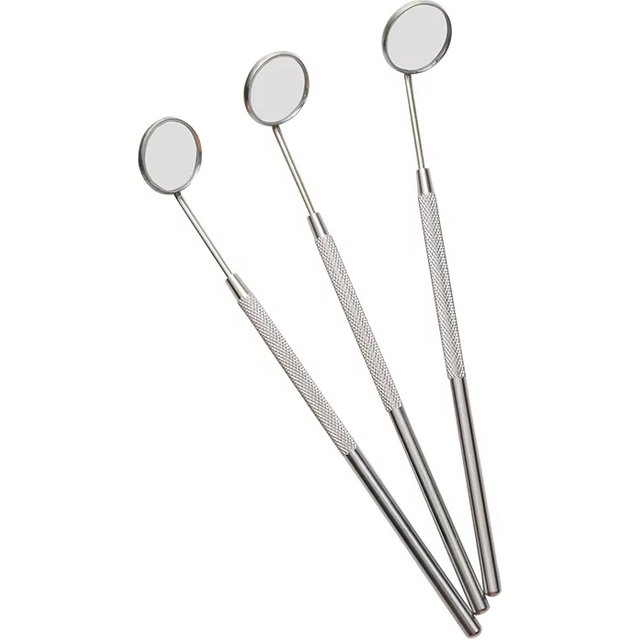 5/9/10Pcs Stainless Steel Check Mirror for Eyelash Extension Inspection Mirror Makeup Tool High Precise Lash Lifting Supplies