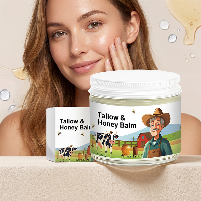AMZ Beeswax & Honey Face Cream Daily Moisturizer Gentle Skin Care Hydrating Smooth Fine Lines Easy Absorb for All Skin Types