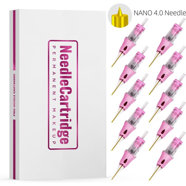 10PCS PMU Tattoo Cartridges Needles Permanent Makeup Needle RL/RM/RLT Types for Tattoo Machine Pen Makeup Body Art Tattoo
