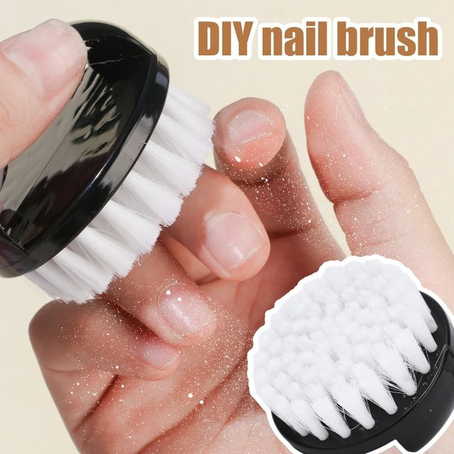Nail Brush Refers To The Buckle Brush Bristle DIY Nail Brush Professional Cleaning Makeup Brush Nail Care Tools