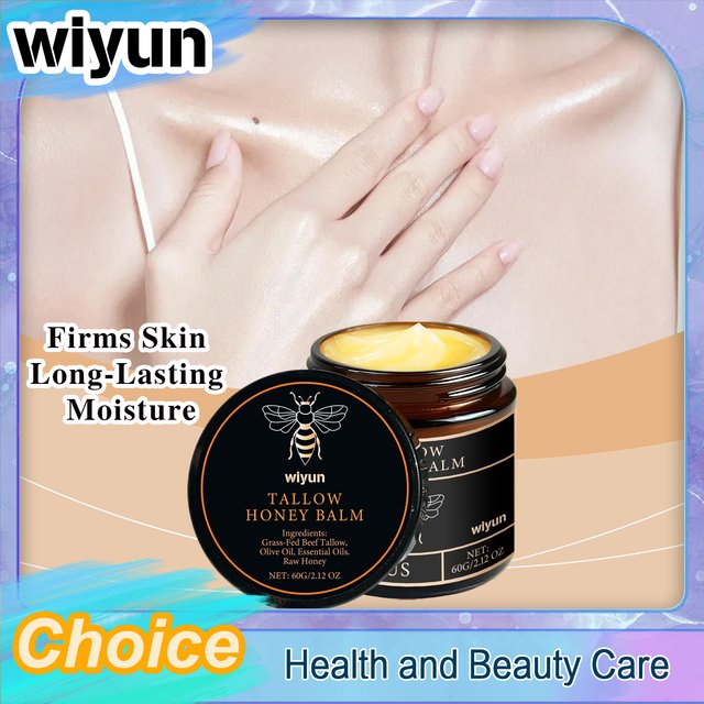 Beef Tallow Honey Moisturizer Grass Mproves Loose Skin Lasting Moisturizing Body Lotion Light Non-Greasy Nourishing Absorbs New
