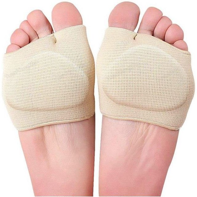 Silicone Shoe Pads Forefoot Cushion Orthopedic Insoles Men Women Thick Comfortable Half Insoles Toe separator Foot Care Products