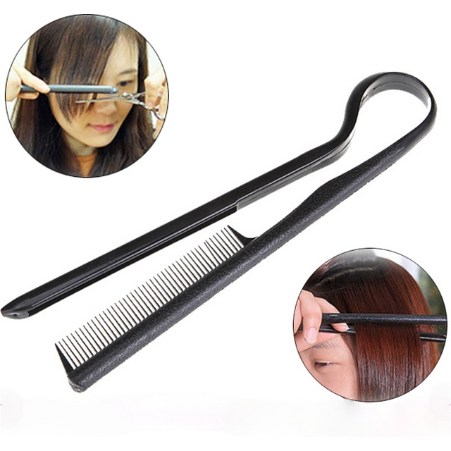 1PC Useful Hair Straighten Salon Comb Hairdressing Smooth Tool Hold Tongs Hair Styling Tools for women Hair Brush Straightener