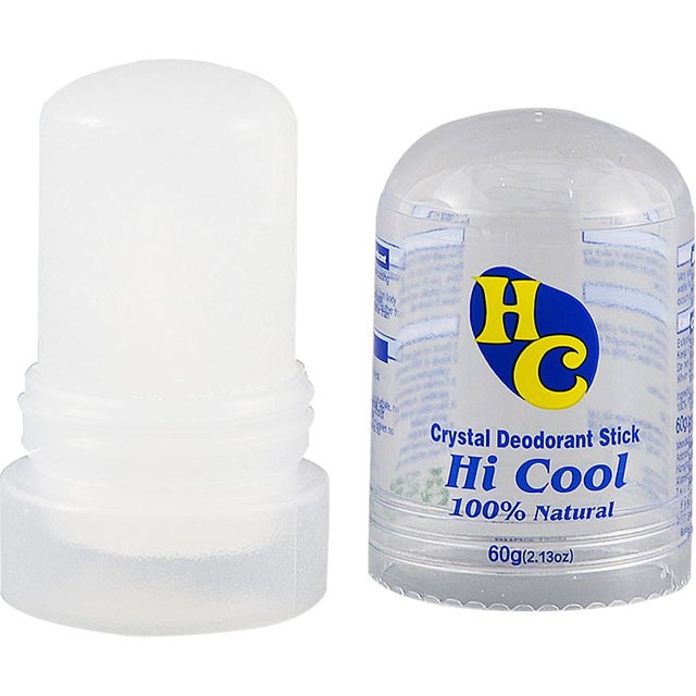 60g Natural Alum Crystal Deodorant Stick for women & Men – Potassium Alum Stone for Odor Control,Non-Sticky Mineral Rock Design