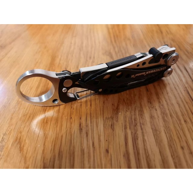 Anneau de fixation Leatherman Skeletool avec porte-embout de 4 mm, amélioration de la prise en main et équilibrage en acier inoxydable, mise à niveau EDC