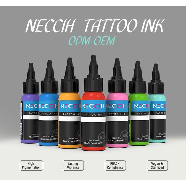 54colors 30ML Tattoo Ink Pigment Semi-permanent Pigment Body Art Tattoo Kits Professional Beauty Paints Makeup Tattoo Supplies