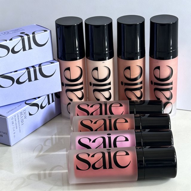 Saie Blush Liquide, Contouring, Poudre Scintillante, Séchage Rapide, Non Collant, Maquillage Naturel Du Visage, Texture Douce