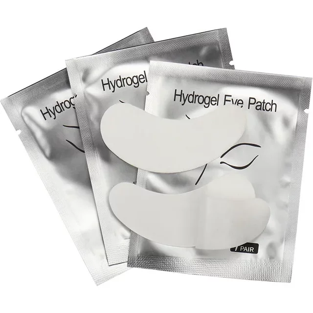 50 Pairs Eyelash Pad Gel Hydrogel Eye Patch Grafting Under Eye Paper Sticker Fox Wraps Eyelash Extension Makeup Tools