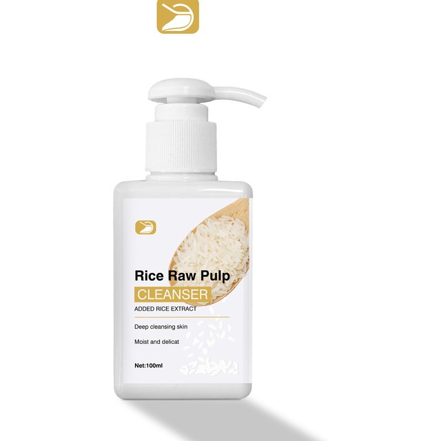 Rice Raw Face Pulp CLEANSER Deep Cleansing, Pores Hydrate&Brighten. For All Skin Types, Men & Women Daily Care, Even Sensitive