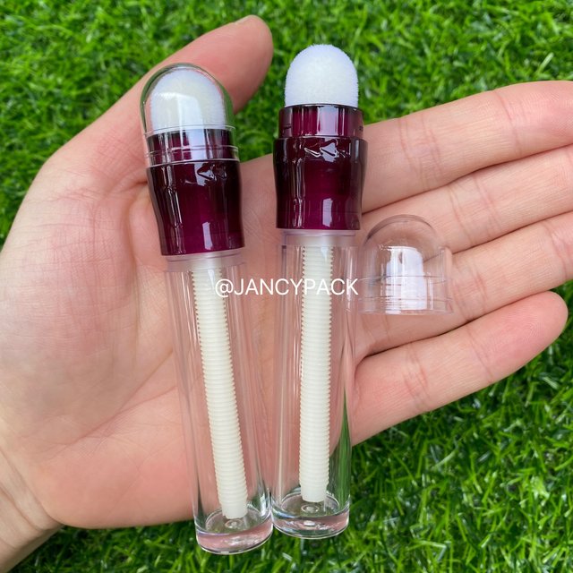 Spong Head Empty Foundation Pen 6ml Concealer Press Pen Lip Gloss Tubes Contour Stick Liquid packaging