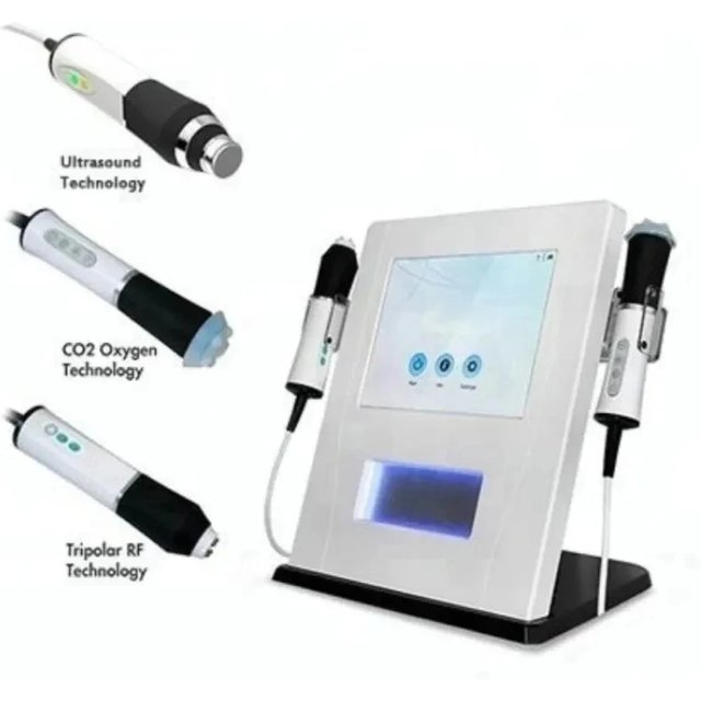 3 in 1 CO2 Nano-bubbles technology Oxy Facial Machine Face Lifrting Skin Rejuvenation Skin Tightening Spa Salon Use