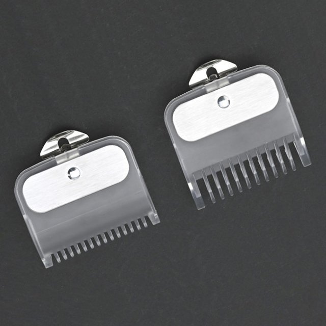 【2PCS/Set 1.5mm+4.5mm Hair Clipper Guide Comb Set Standard Guards Attach Trimmer Parts】