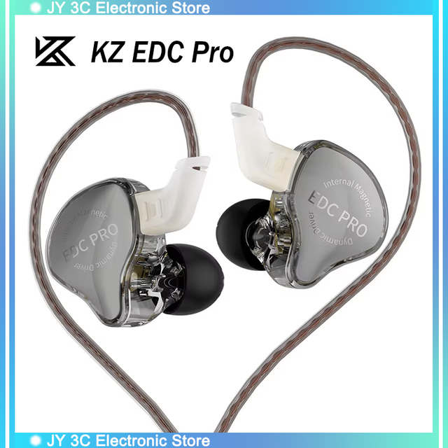 KZ EDC Pro Single-Action Hifi In-Ear Kabelgebundene Kopfhörer Hochwertige Einsteiger-Musik- und Gaming-Kopfhörer Geschenk