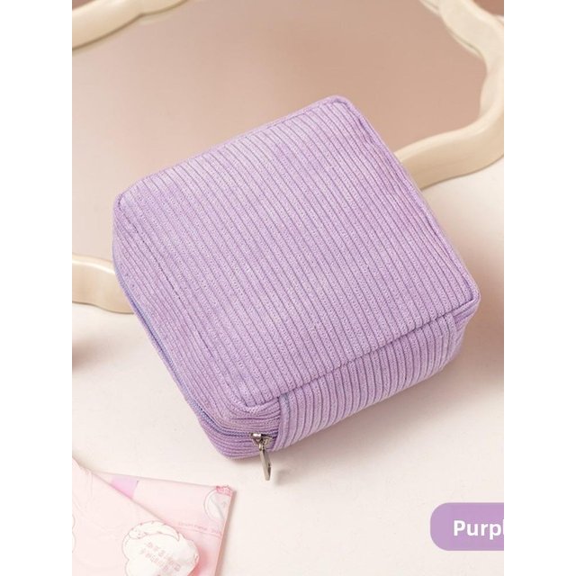 Portable Large Capacity Sanitary Pads Bag Cosmetics Lipstick Storage Bag Cosmetic Bag Multipurpose Coin Purse Travel