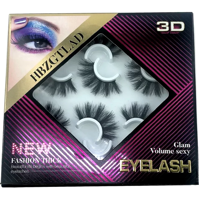 2023 New 5 pairs natural false eyelashes fake lashes long makeup 3d mink lashes eyelash extension mink eyelashes short eyelashes