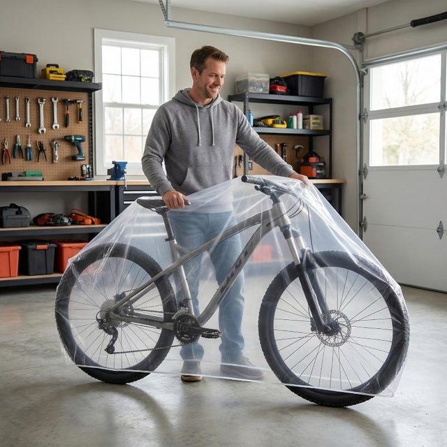 1PCS Thickened Bicycle Gear Waterproof Raincover Bike Motorcycle Cover Outdoor Sunscreen Cover Bicycle Case Cover Dust Cover