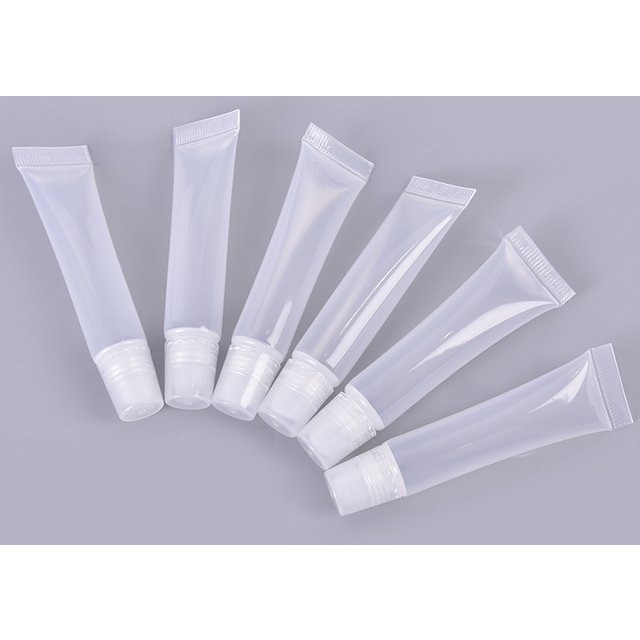 Z. 20pcs 8ml Empty Lipstick Tube Lip Balm Soft Makeup Squeeze Clear Lip Gloss