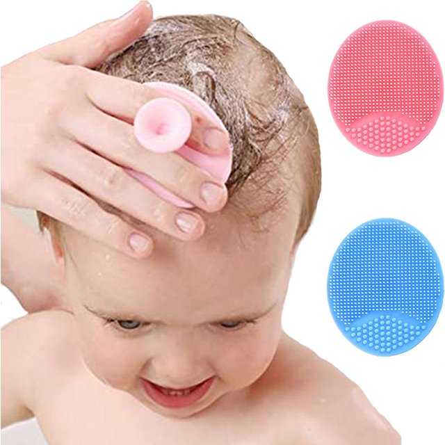 Brosse de bain en Silicone pour bébé, épurateurs de berceau, brosse exfoliante et de massage, soins du cuir chevelu, épurateur pour soins capillaires et soins du corps