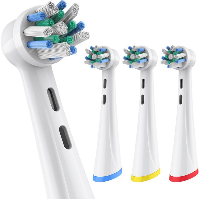 iO Replacement Brush Heads Compatible with Oral B IO 2/3/4/5/6/7/8/9/10 Electric Toothbrush, Cross Clean Toothbrush Head Refill