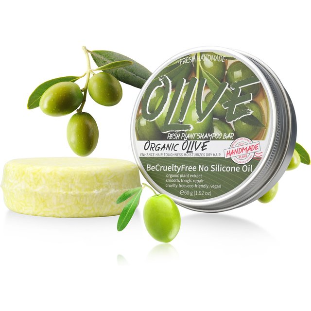 60g Olive Essence Oil Hair Care Cleaning Solid Pure Element Shampoo Soap for men And Women Fluffy Shampoo Soap