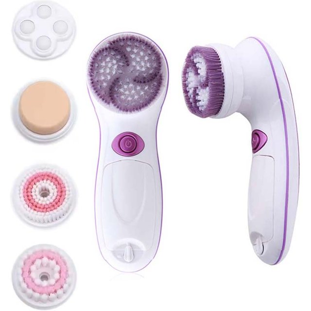 Electric Battery Face Cleansing Brush Tools Spot Blackhead Cleaner Deep Facial Clean Instrument Skin Massage Firming