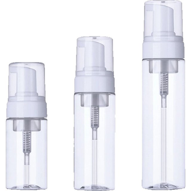 30pcs 100ml 150ml 200ml Foam Pump Bottles Clear Plastic Foaming Soap Dispenser Cleanser Hand Sanitizer Shampoo Container Travel