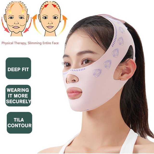 Reusable Face Slimming Bandage V Line Face Shaper Women Chin Cheek Lift Up Belt Facial Massage Strap Face Skin Care Beauty Tools
