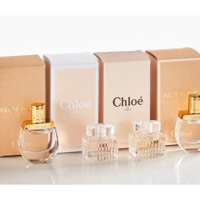 Chloé- Mini 4 Piece Gift Set: Nomade Eau de parfum (5ml) & Eau de parfum (5ml) & Nomade Eau de toilette (5ml) & Eau de toilette (5ml)