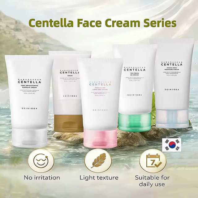 Korean Skincare Centella Asiatica Cream Series Moisturizing And Soothing Brightening Skin Tone Hyaluronic Acid Pore-light Gel