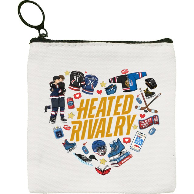 Heated Rivalry Canvas Makeup Bags Zipper Pouch Pencil Case Craft Bags Cosmetic Pouch Travel