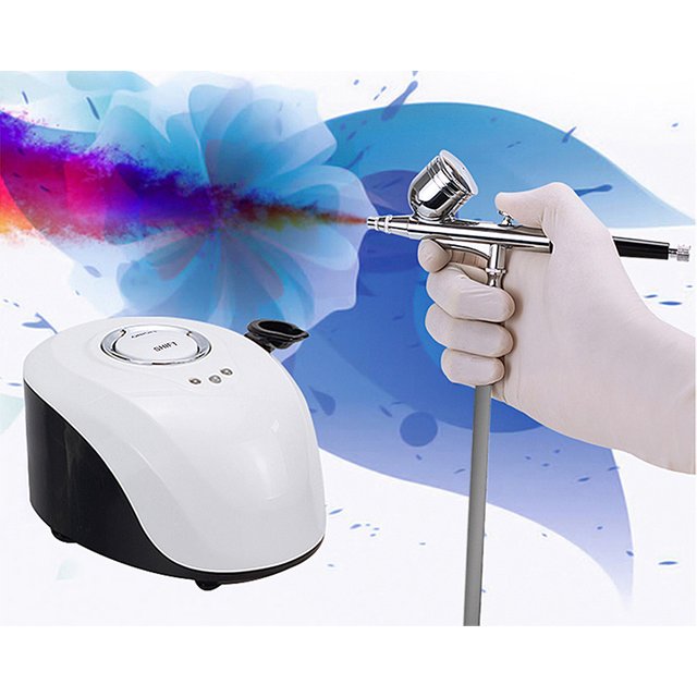 Water Oxygen Air brush Injector Machine Face Steame Compressor Facial Airbrush Makeup Tattoo Cake Spray Gun For Nail Art Desgin