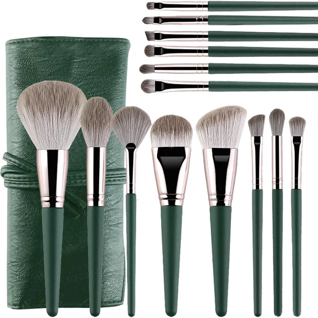 14Pcs Makeup Brushes Soft Fluffy Makeup Tools Cosmetic Powder Eye Shadow Foundation Blush Blending Beauty Make Up Brush