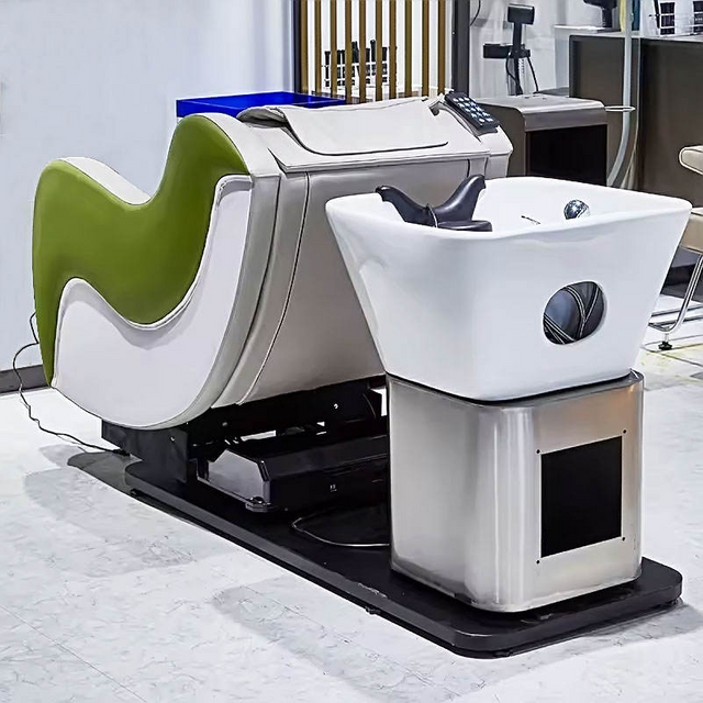 Foshan Factory New Arrival Modern Cheap Hair Spa Washing Massage Electric Shampoo Bowl Chairs