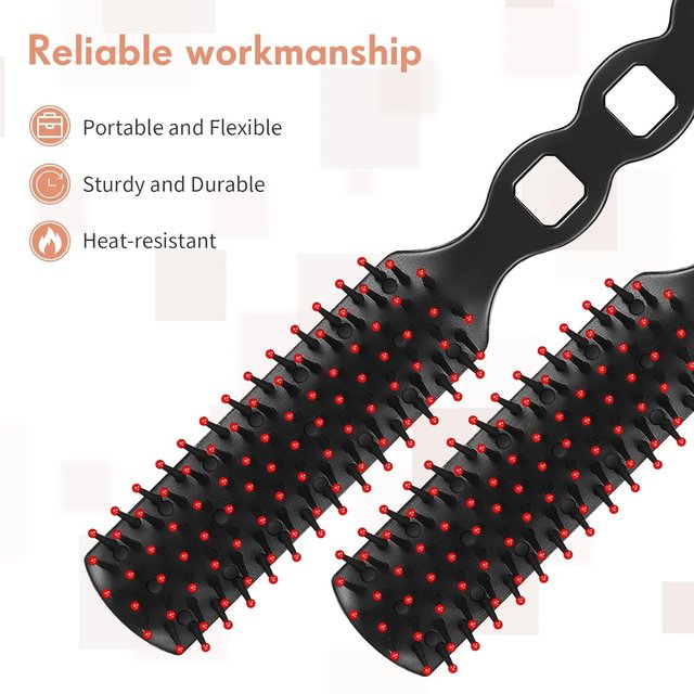2/3/5 PCS Travel Hair Brush Set Detangling Combs Hairbrushes Supplies for Hotel Charity Shelter Church