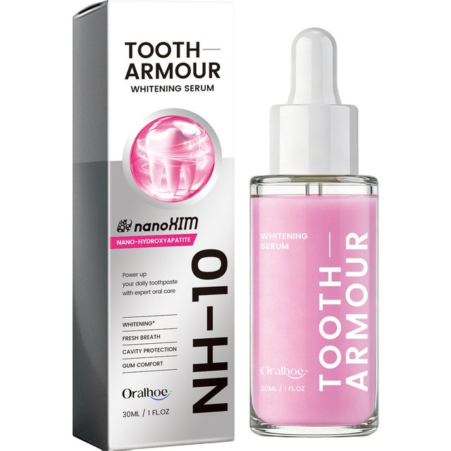 Tooth Armour Whitening Serum Fade Coffee Tea Smoking Surface Stains Nano-Hydroxyapatite Teeth Brightening Essence Oral Care