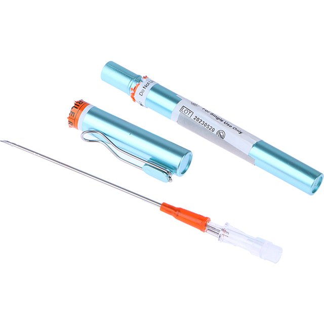 * Rescue Pneumothorax Needle Trauma Ifak Chest Cathether Needlecatheter 14GX82MM Needle Decompression Edc First Aid Kit