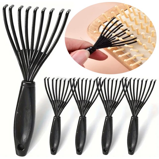 5/3/1pcs Comb Hair Brush Cleaner Plastic Handle Cleaning Brush Remover Embedded Hair Brush Cleaning Tool Comb Cleaning Supplies