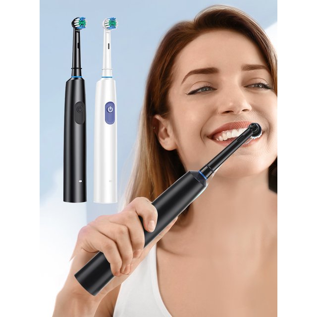 Electric Toothbrush Rotary Cleaning Teeth Brush Waterproof Electronic Tooth Brush With Timer Rechargeable Toothbrush with 8 Head